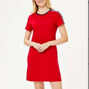 Tommy Hilfiger Red Dress with Black Trim